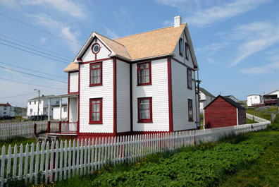 The Brett house in Joe Batt's Arm, Fogo Island, Newfoundland -Robert Mellin