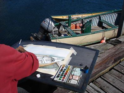 Masters student Mazen Chamseddine in Lunenburg - David Covo
