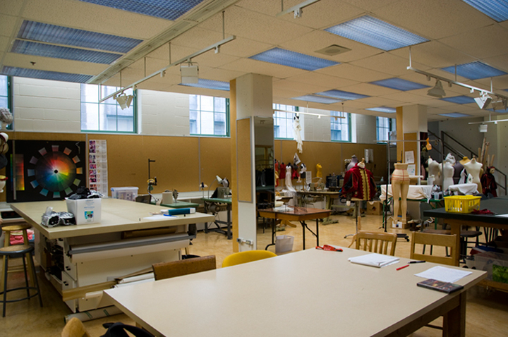 Moyse Hall costume shop