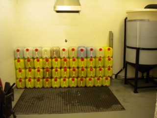 After being cleaned, these containers will be returned to users
