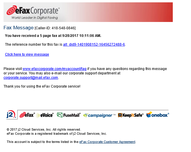 corporate fax