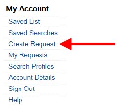 Choose Create Request