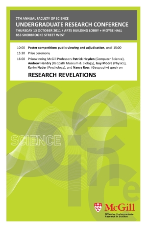 Poster for URC 2011 Poster for URC 2011