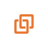 Peer Mentoring Icon: 2 orange squares linked together