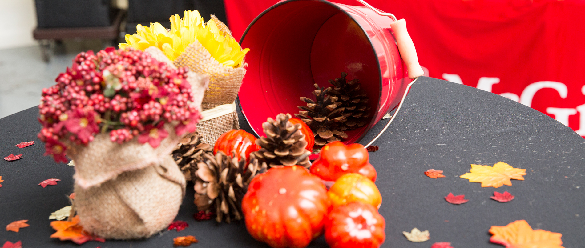 Photo of a fall themed table