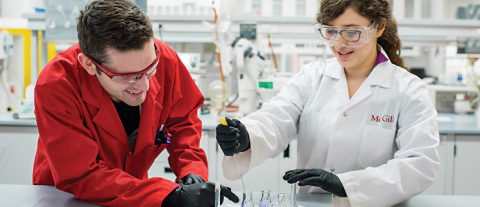 McGill Researchers in a lab