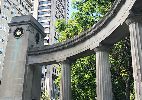 Photo of the Roddick Gates