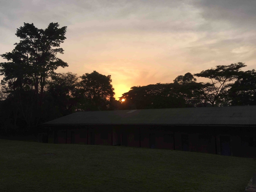 Sunset at the Makere Biological Field Station in Kibale National Park, Uganda