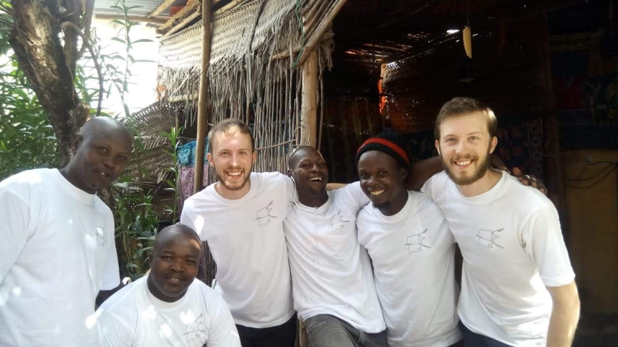 Picture with the Bunduz crew on the last day of the program, Zanzibar, Tanzania