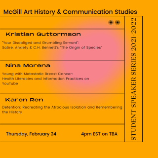 february 2022 student speaker series poster