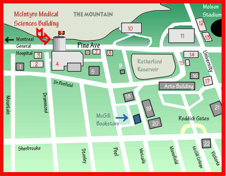 Map to locate Medical Building
