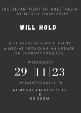 Research Evening Event - date, time, place
