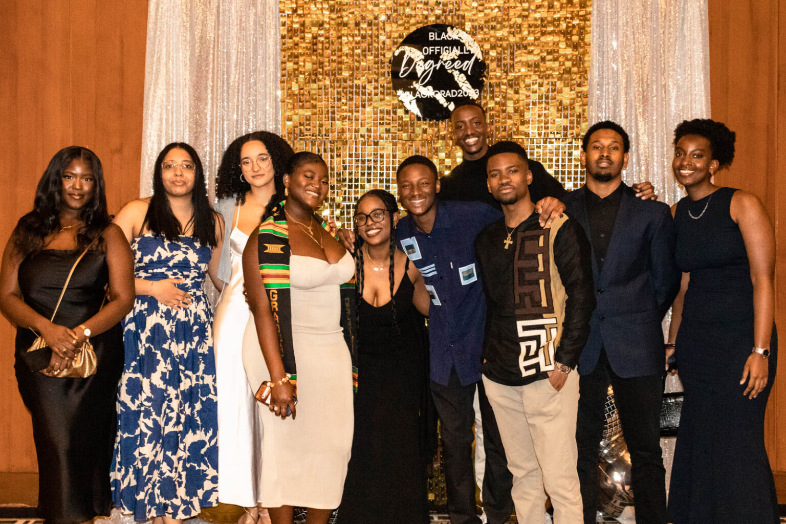 A group of Black graduates