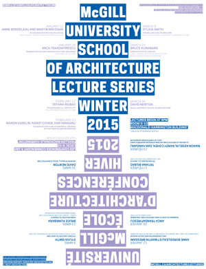 Lecture series poster (Atelier Pastille Rose)