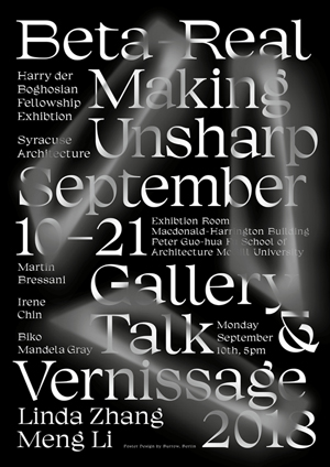 Exhibition poster (Burrow, Berlin)
