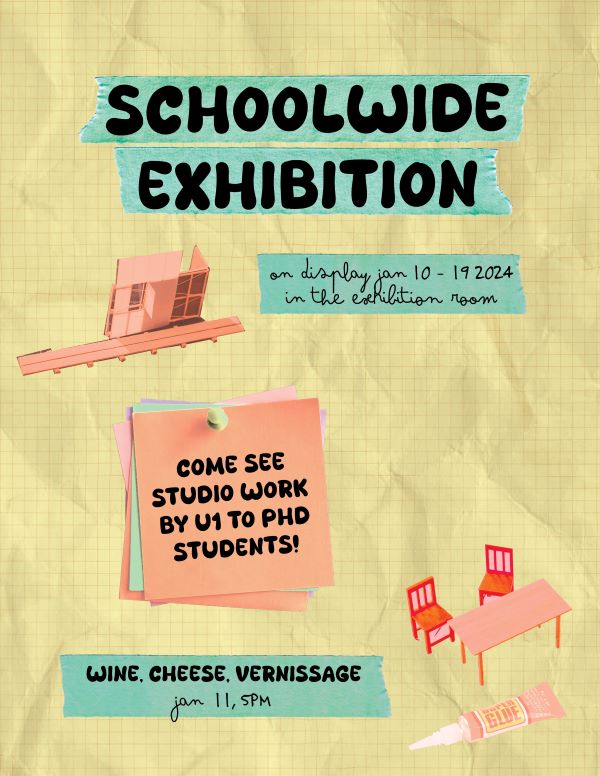 Schoolwide Exhibition poster