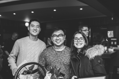 McGill student team Hongwon Antony Suh, Shengkun Tommy Yang, and Marina Dentico