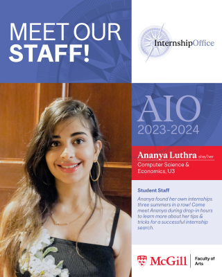 Meet Our Student Staff Graphic Ananya