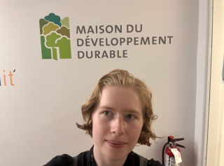 The CRPC office is located in the Maison de Développement Durable, a building which houses many sustainability-focused organizations. Emma would’ve loved to spend more time in this building during the internship.