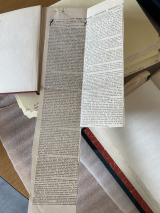 A book review clipped inside Homer Lea’s Anglo Saxon, the subject of a letter exchange between Elsie Reford and Henri Bourassa.