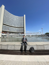 Sebastian, on break at the United Nations between meetings.  