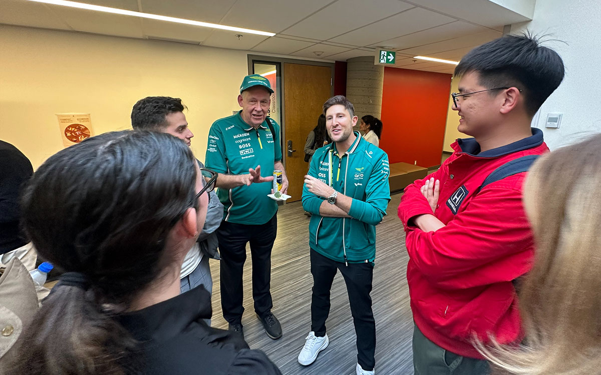 Students at the Winning Formula conference