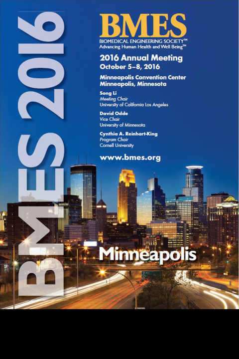 Cover page of the BMES 2016 program