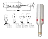 Electronic edge finder