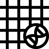 A grid with a close up of a DNA strand