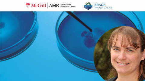 Mcgill AMR and brace water centre with nicole ricker image of blue testing lab testers