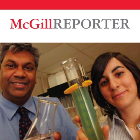 Dean Chandra Madramootoo, founding director of the Brace Centre for Water Resources Management, with Brace-affiliated chemical engineering professor Nathalie Tufenkji