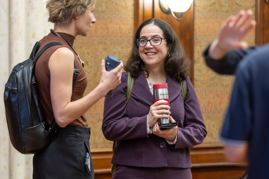audience speaking together