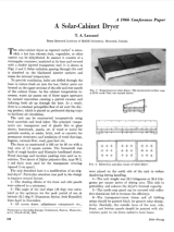 A Solar Cabinet Dryer
