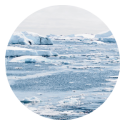 ice landscape from artic