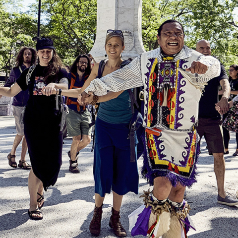 Indigenous celebration on McGill campus