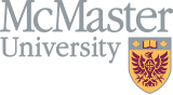 McMaster University logo crest with their name written out on the left