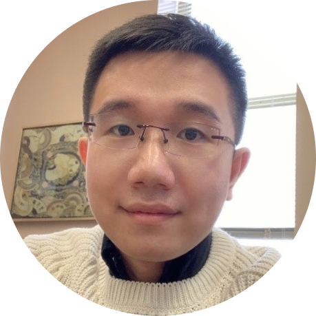 Circular head shot of Han, a 2021-22 CAnD3 Fellow 