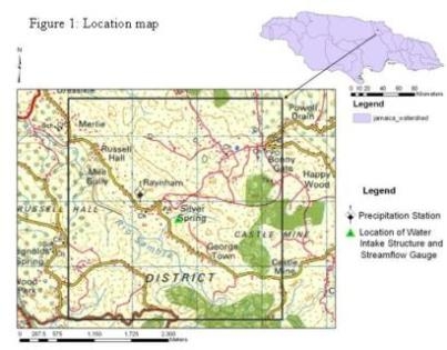 Location map of Mile Gully