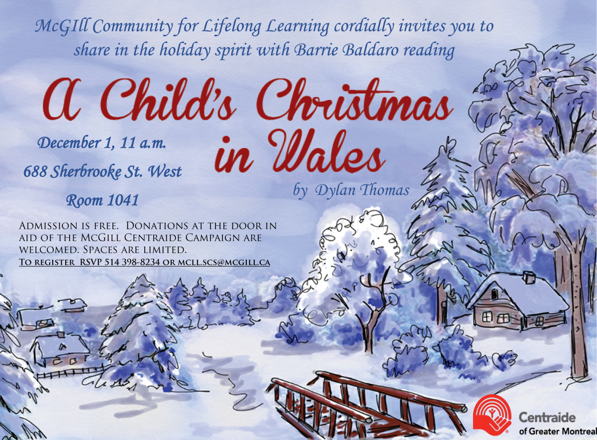 A Child's Christmas in Wales | Centraide Campaign - McGill University