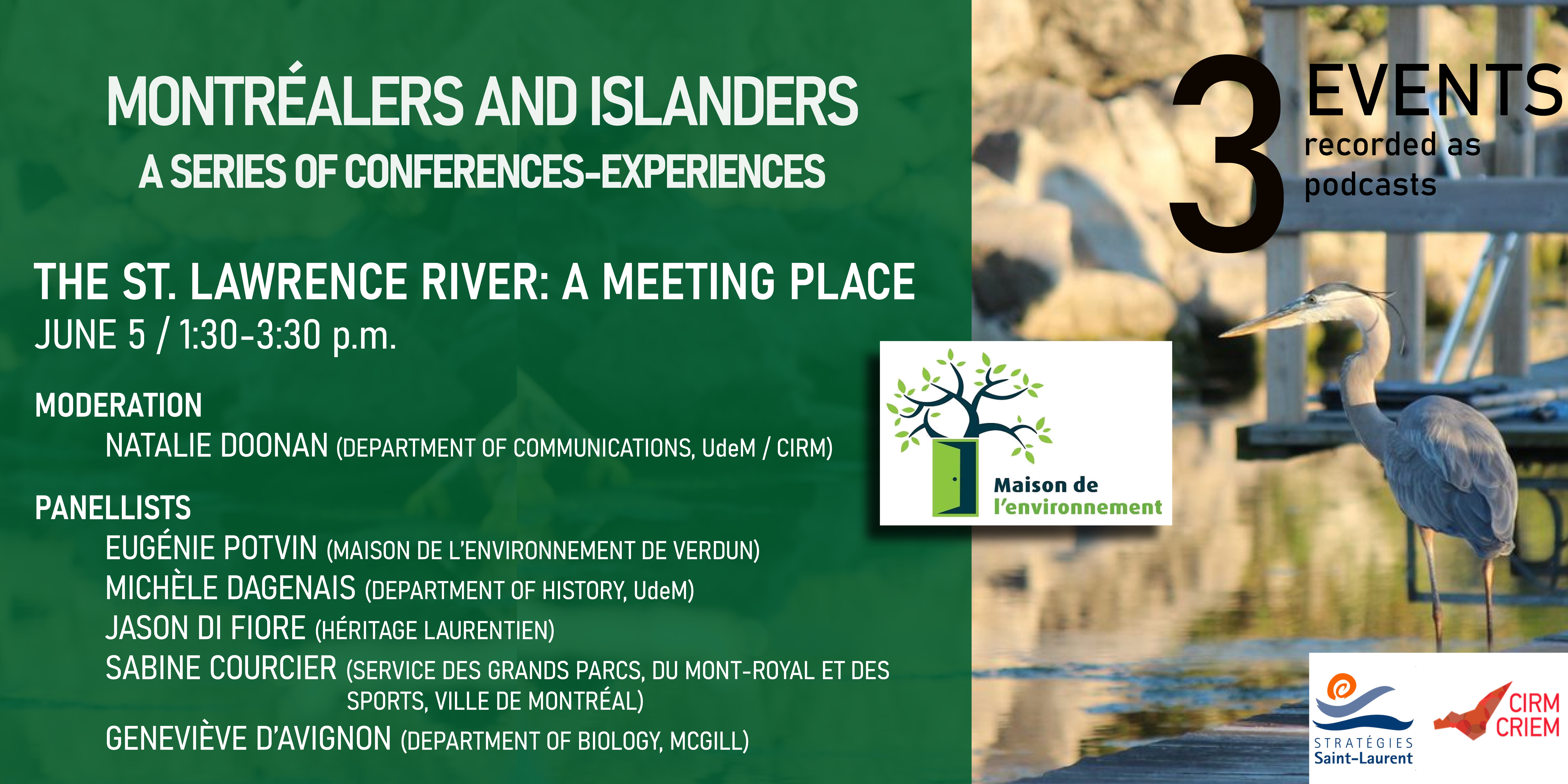 Poster for "The St. Lawrence River: A Meeting Place"
