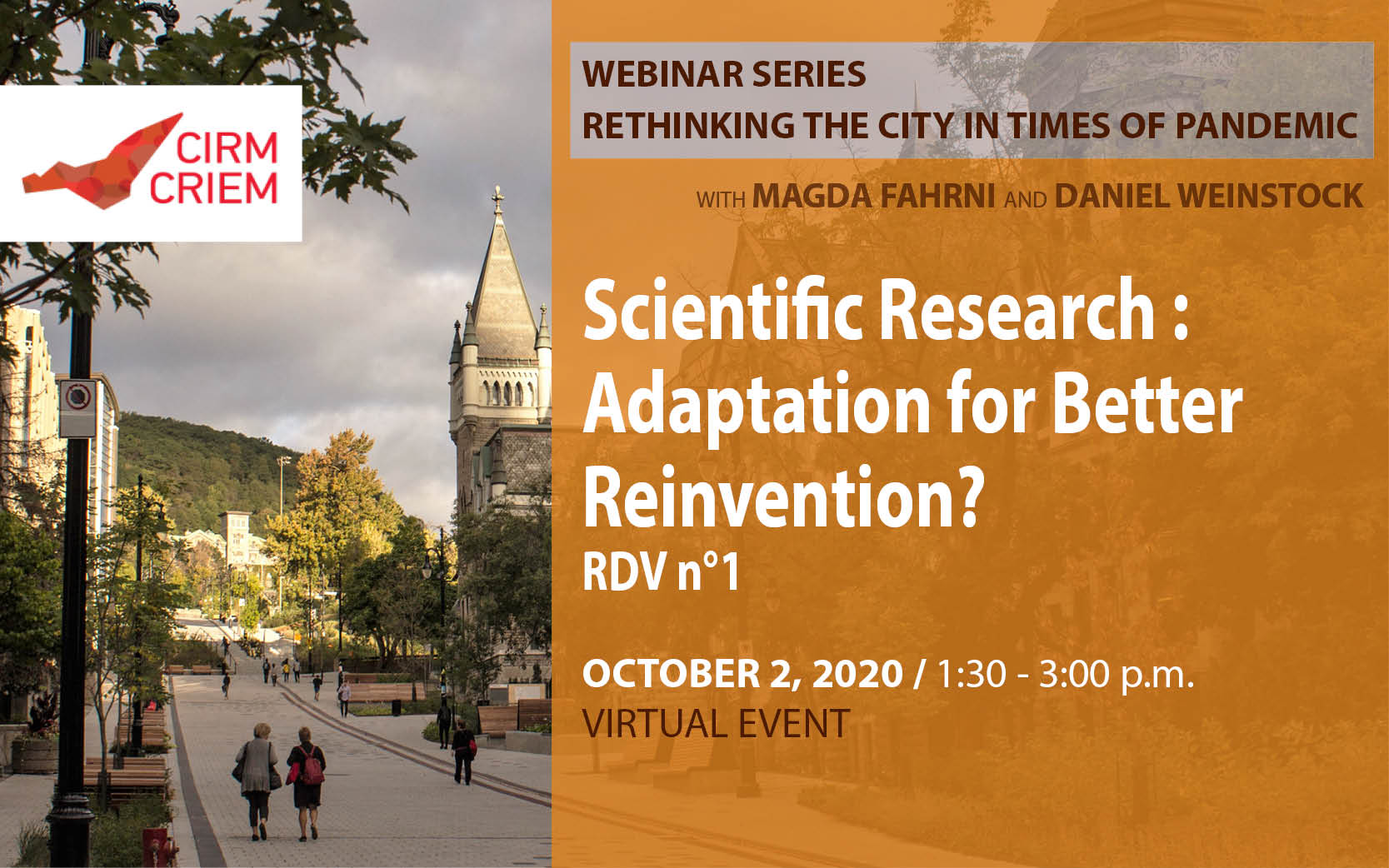 Poster for "Scientific Research: Adaptation for Better Reinvention"