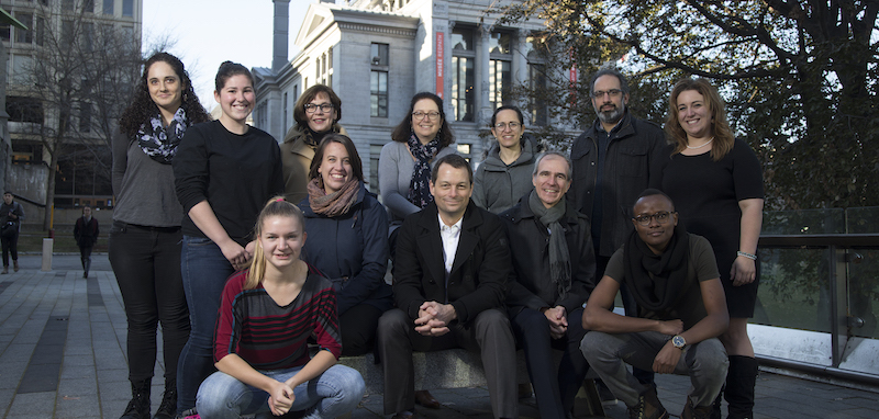 L'équipe du CRIEM en 2017 sur le campus de McGill