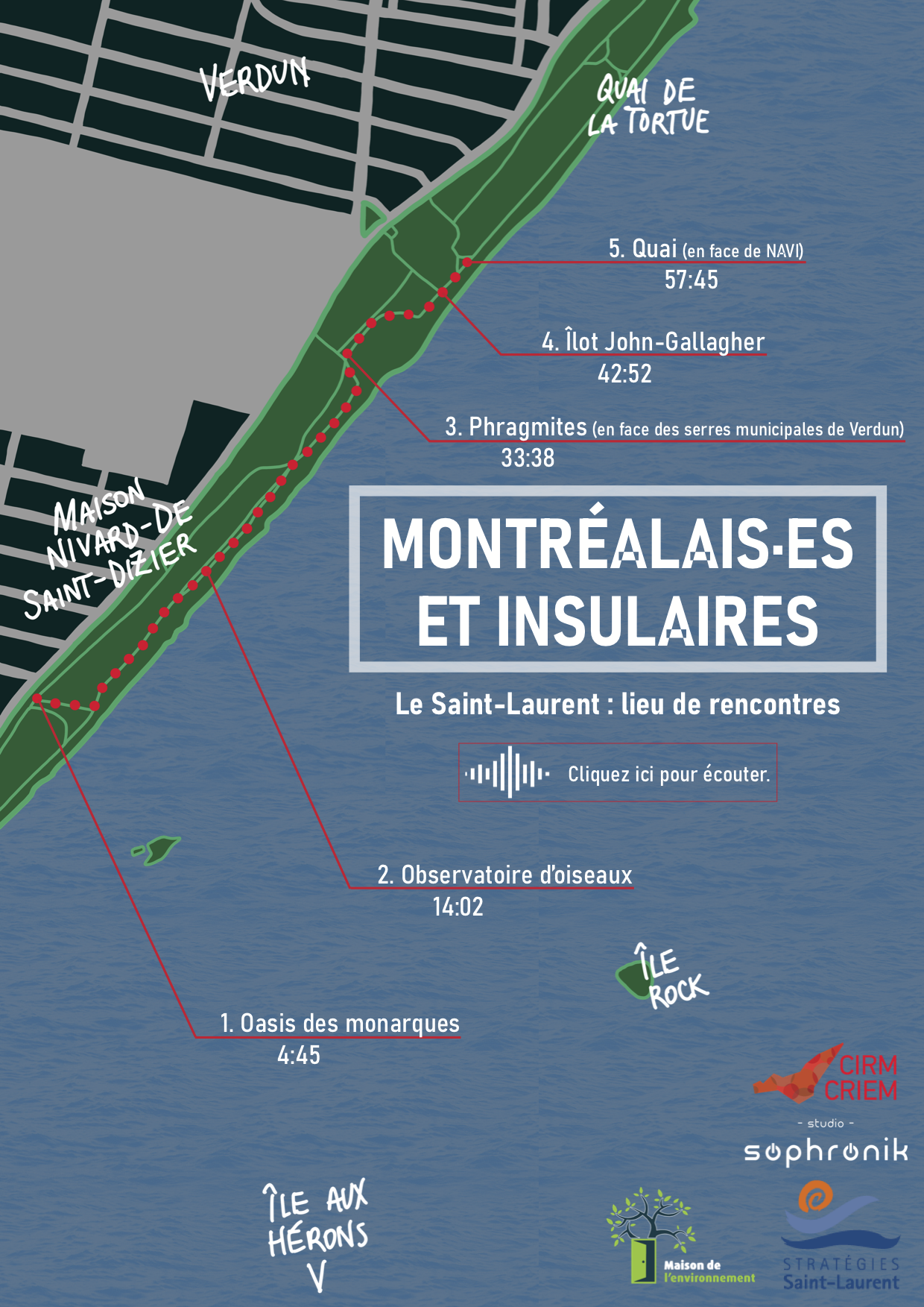 Carte de Verdun indiquant le parcours de l’épisode