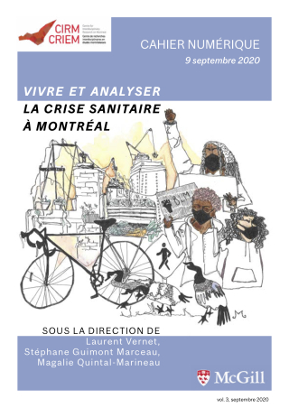 Couverture du cahier "Vivre et analyser la crise sanitaire à Montréal" notebook cover