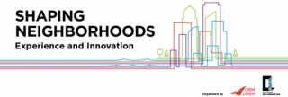 The poster for the "Shaping Neighborhoods" series