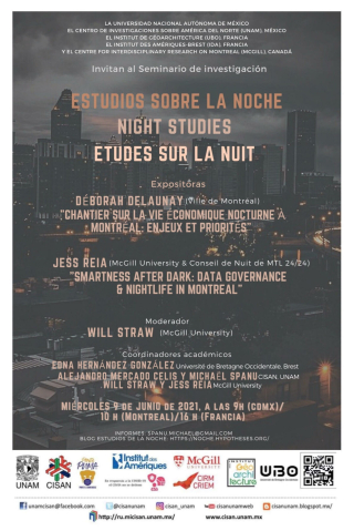 Affiche d'Études sur la nuit