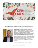 Front page of CIRM's Spring 2024 newsletter