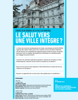 Poster for the one-day symposium "L’inspecteur général de la ville de Montréal. Le salut vers une ville intégrée?"