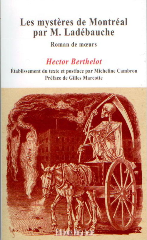 Couverture du livre "Les mystères de Montréal par M. Ladébauche" book cover