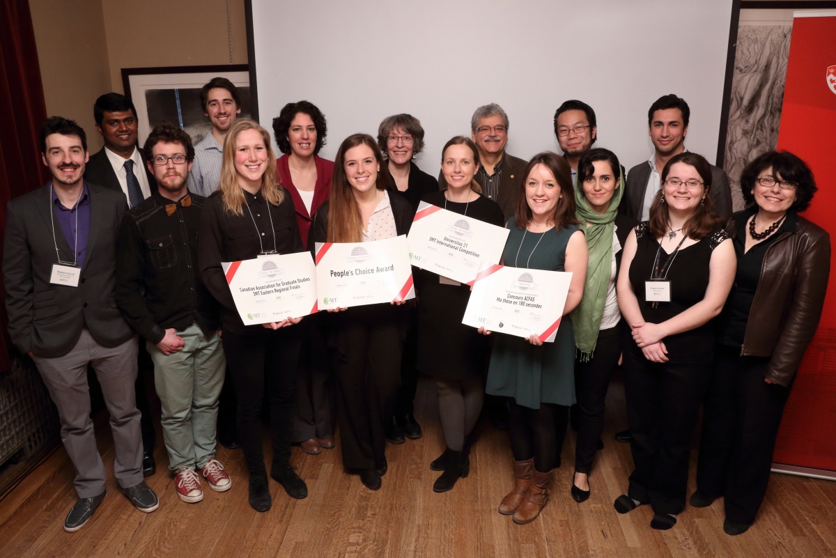 DISE graduate students featured in 3MT Competition (VIDEO) | Channels -  McGill University
